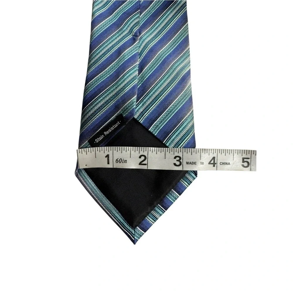 Van Heusen Silk Tie Handmade Quiet Luxury Career Professional Wedding Formal